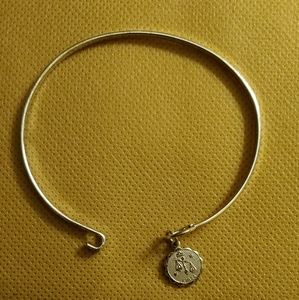 Silver Libra Charm Bracelet
